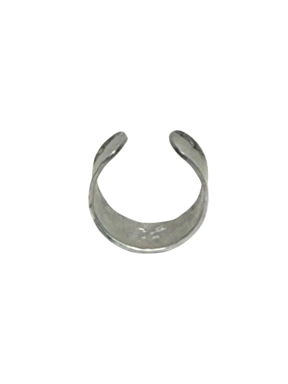 Handmade Mountain & Arrow hypoallergenic adjustable wide cuff ring